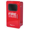 FireTech™ Fiberglass Extinguisher Cabinet, 27 1/8"H x 15 3/4"W x 10 1/2"D, Red, 1/Each FireTech™ Fiberglass Extinguisher Cabinet, 27 1/8"H x 15 3/4"W x 10 1/2"D, Red, 1/Each