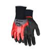 MCR Safety® Ninja® BNF Double-Coated Nitrile Gloves, 18 ga, Medium, Black/Red, 12/Pair MCR Safety® Ninja® BNF Double-Coated Nitrile Gloves, 18 ga, Medium, Black/Red, 12/Pair