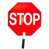 Stop/Slow Aluminum Traffic Paddle, Non-Reflective, 12" PVC Handle, 1/Each Stop/Slow Aluminum Traffic Paddle, Non-Reflective, 12" PVC Handle, 1/Each