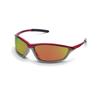 MCR Safety® Shock® Eyewear, Crimson/Stone Frame, Fire Mirror Lens, 1/Each MCR Safety® Shock® Eyewear, Crimson/Stone Frame, Fire Mirror Lens, 1/Each