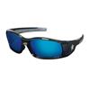 MCR Safety® Swagger® Eyewear, Black Frame, Blue Diamond Mirror Lens, 1/Each MCR Safety® Swagger® Eyewear, Black Frame, Blue Diamond Mirror Lens, 1/Each