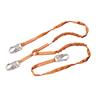 Honeywell Miller® Titan™ Shock-Absorbing Lanyard, Twin Leg w/ Locking Snap Hooks, 6 Honeywell Miller® Titan™ Shock-Absorbing Lanyard, Twin Leg w/ Locking Snap Hooks, 6
