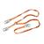 Honeywell Miller® Titan™ Shock-Absorbing Lanyard, Twin Leg w/ Locking Snap Hooks, 6 Honeywell Miller® Titan™ Shock-Absorbing Lanyard, Twin Leg w/ Locking Snap Hooks, 6