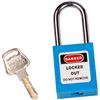 TruForce™ Safety Padlock w/ Steel Shackle, Blue, 1/Each TruForce™ Safety Padlock w/ Steel Shackle, Blue, 1/Each