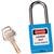 TruForce™ Safety Padlock w/ Steel Shackle, Blue, 1/Each TruForce™ Safety Padlock w/ Steel Shackle, Blue, 1/Each