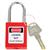 TruForce™ Safety Padlock w/ Steel Shackle, Red, 1/Each TruForce™ Safety Padlock w/ Steel Shackle, Red, 1/Each