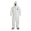 DuPont™ Tyvek® 400 Coveralls w/ Respirator Fit Hood, Elastic Wrists, & Attached Skid-Resistant Boots, Medium, White, 25/Case DuPont™ Tyvek® 400 Coveralls w/ Respirator Fit Hood, Elastic Wrists, & Attached Skid-Resistant Boots, Medium, White, 25/Case