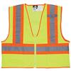 MCR Safety® Luminator™ Class 2 Two-Tone FR Mesh Vest, X-Large, Lime, 1/Each MCR Safety® Luminator™ Class 2 Two-Tone FR Mesh Vest, X-Large, Lime, 1/Each