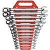GearWrench® 13-Piece, 12-Point Reversible Ratcheting Combination Wrench Set, SAE, 1/Each GearWrench® 13-Piece, 12-Point Reversible Ratcheting Combination Wrench Set, SAE, 1/Each