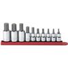 GearWrench® 10-Piece Hex Bit SAE Socket Set, 3/8" & 1/2" Drives, 1/Each GearWrench® 10-Piece Hex Bit SAE Socket Set, 3/8" & 1/2" Drives, 1/Each