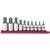 GearWrench® 10-Piece Hex Bit SAE Socket Set, 3/8" & 1/2" Drives, 1/Each GearWrench® 10-Piece Hex Bit SAE Socket Set, 3/8" & 1/2" Drives, 1/Each