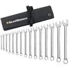 GearWrench® 15-Piece, 12-Point Long Pattern Combination Wrench Set w/ Tool Roll, SAE, 1/Each GearWrench® 15-Piece, 12-Point Long Pattern Combination Wrench Set w/ Tool Roll, SAE, 1/Each