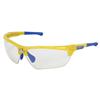 MCR Safety® Dominator™ 3 Eyewear, Yellow/Blue Frame, Max6™ Clear Anti-Fog Lens, 1/Each MCR Safety® Dominator™ 3 Eyewear, Yellow/Blue Frame, Max6™ Clear Anti-Fog Lens, 1/Each