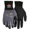 MCR Safety® Ninja® Breathable Nitrile Foam Work Gloves, CE EN 388 4141, X-Large, Gray, 12/Pair MCR Safety® Ninja® Breathable Nitrile Foam Work Gloves, CE EN 388 4141, X-Large, Gray, 12/Pair
