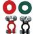 Southwire® Heavy Duty Top Post Battery Terminals w/ Red & Black Coating, Magnesium/Aluminum Alloy, 2/Pkg Southwire® Heavy Duty Top Post Battery Terminals w/ Red & Black Coating, Magnesium/Aluminum Alloy, 2/Pkg