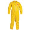 DuPont™ Tychem® 2000 Coveralls w/ Open Wrists & Ankles, 3X-Large, Yellow, 12/Case DuPont™ Tychem® 2000 Coveralls w/ Open Wrists & Ankles, 3X-Large, Yellow, 12/Case