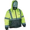 MCR Safety® Luminator™ Class 3 Value Bomber Jacket, X-Large, Fluorescent Lime/Black, 1/Each MCR Safety® Luminator™ Class 3 Value Bomber Jacket, X-Large, Fluorescent Lime/Black, 1/Each