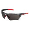 MCR Safety® Dominator™ 3 Eyewear, Gun Metal/Red Frame, Max3™ Gray Anti-Scratch Lens, 1/Each MCR Safety® Dominator™ 3 Eyewear, Gun Metal/Red Frame, Max3™ Gray Anti-Scratch Lens, 1/Each
