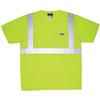 MCR Safety® Class 2 Short Sleeve T-Shirt, Large, Fluorescent Lime, 1/Each MCR Safety® Class 2 Short Sleeve T-Shirt, Large, Fluorescent Lime, 1/Each