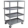 Jamco Stock Truck, 4 Shelves, 48"L x 60"H x 24"W, Gray, 1/Each Jamco Stock Truck, 4 Shelves, 48"L x 60"H x 24"W, Gray, 1/Each