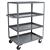 Jamco Stock Truck, 4 Shelves, 48"L x 60"H x 24"W, Gray, 1/Each Jamco Stock Truck, 4 Shelves, 48"L x 60"H x 24"W, Gray, 1/Each