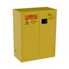 Jamco Safety Cabinet, Standard, 28 gal, Manual Doors, 44"H x 34"W x 18"D, Yellow, 1/Each Jamco Safety Cabinet, Standard, 28 gal, Manual Doors, 44"H x 34"W x 18"D, Yellow, 1/Each