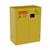 Jamco Safety Cabinet, Standard, 28 gal, Manual Doors, 44"H x 34"W x 18"D, Yellow, 1/Each Jamco Safety Cabinet, Standard, 28 gal, Manual Doors, 44"H x 34"W x 18"D, Yellow, 1/Each