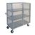 Jamco Mesh Security Truck, 3 Shelves, 57"H x 48"W x 24"D, Gray, 1/Each Jamco Mesh Security Truck, 3 Shelves, 57"H x 48"W x 24"D, Gray, 1/Each