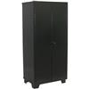 Jamco Welded Steel Cabinet, Solid Doors, 78"H x 36"W x 24"D, Black, 1/Each Jamco Welded Steel Cabinet, Solid Doors, 78"H x 36"W x 24"D, Black, 1/Each
