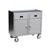 Jamco Stainless Steel Mobile Cabinet, 2 Drawers & 2 Doors, 1/Each Jamco Stainless Steel Mobile Cabinet, 2 Drawers & 2 Doors, 1/Each