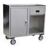 Jamco Stainless Steel Mobile Cabinet, 1 Drawer & 1 Door, 1/Each Jamco Stainless Steel Mobile Cabinet, 1 Drawer & 1 Door, 1/Each