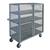 Jamco Mesh Security Truck, 4 Shelves, 57"H x 48"W x 24"D, Gray, 1/Each Jamco Mesh Security Truck, 4 Shelves, 57"H x 48"W x 24"D, Gray, 1/Each
