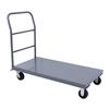 Jamco Steel Deck Platform Truck, Phenolic Casters, 2000 lb Capacity, 48"L x 39"H x 24"W, Gray, 1/Each Jamco Steel Deck Platform Truck, Phenolic Casters, 2000 lb Capacity, 48"L x 39"H x 24"W, Gray, 1/Each