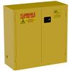 Jamco Safety Cabinet, Standard, 30 gal, Manual Doors, 44"H x 43"W x 18"D, Yellow, 1/Each Jamco Safety Cabinet, Standard, 30 gal, Manual Doors, 44"H x 43"W x 18"D, Yellow, 1/Each