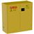 Jamco Safety Cabinet, Standard, 30 gal, Manual Doors, 44"H x 43"W x 18"D, Yellow, 1/Each Jamco Safety Cabinet, Standard, 30 gal, Manual Doors, 44"H x 43"W x 18"D, Yellow, 1/Each