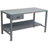 Jamco Heavy-Duty Fixed Workbench w/ Drawer Jamco Heavy-Duty Fixed Workbench w/ Drawer