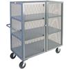 Jamco Mesh Security Truck, 3 Shelves, 57"H x 48"W x 30"D, Gray, 1/Each Jamco Mesh Security Truck, 3 Shelves, 57"H x 48"W x 30"D, Gray, 1/Each