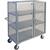 Jamco Mesh Security Truck, 3 Shelves, 57"H x 48"W x 30"D, Gray, 1/Each Jamco Mesh Security Truck, 3 Shelves, 57"H x 48"W x 30"D, Gray, 1/Each