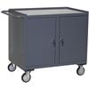Jamco Mobile Cabinet, 2 Doors, 36"H x 36"W x 24"D, Gray, 1/Each Jamco Mobile Cabinet, 2 Doors, 36"H x 36"W x 24"D, Gray, 1/Each