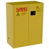Jamco Safety Cabinet, Standard, 28 gal, Self-Closing Doors, 44"H x 34"W x 18"D, Yellow, 1/Each Jamco Safety Cabinet, Standard, 28 gal, Self-Closing Doors, 44"H x 34"W x 18"D, Yellow, 1/Each