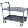 Jamco Low-Profile Cart, Offset Handle, 48"L x 39"H x 24"W, Gray, 1/Each Jamco Low-Profile Cart, Offset Handle, 48"L x 39"H x 24"W, Gray, 1/Each