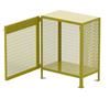 Jamco 2 Propane Cylinder Storage Cabinet, Vertical, 40"H x 33"W x 22"D, Yellow, 1/Each Jamco 2 Propane Cylinder Storage Cabinet, Vertical, 40"H x 33"W x 22"D, Yellow, 1/Each