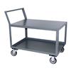 Jamco Low-Profile Cart, Offset Handle, 36"L x 39"H x 24"W, Gray, 1/Each Jamco Low-Profile Cart, Offset Handle, 36"L x 39"H x 24"W, Gray, 1/Each