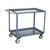 Jamco Service Cart, 2 Shelves, 30"L x 35"H x 18"W, Gray, 1/Each Jamco Service Cart, 2 Shelves, 30"L x 35"H x 18"W, Gray, 1/Each