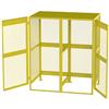 Jamco 10–20 Gas Cylinder Storage Cabinet, Vertical, 71"H x 64"W x 40"D, Yellow, 1/Each Jamco 10–20 Gas Cylinder Storage Cabinet, Vertical, 71"H x 64"W x 40"D, Yellow, 1/Each