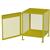 Jamco 4 Propane Cylinder Storage Cabinet, Vertical, 40"H x 33"W x 34"D, Yellow, 1/Each Jamco 4 Propane Cylinder Storage Cabinet, Vertical, 40"H x 33"W x 34"D, Yellow, 1/Each