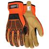 MCR Safety® UltraTech™ Multi-Task Goatskin Gloves, Large, Hi-Vis Orange/Black, 1/Pair MCR Safety® UltraTech™ Multi-Task Goatskin Gloves, Large, Hi-Vis Orange/Black, 1/Pair