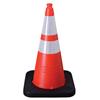 Enviro-Cone® Traffic Cone, 28" w/ 4" & 6" Reflective Collars, 10 lb, Orange/Black, 1/Each Enviro-Cone® Traffic Cone, 28" w/ 4" & 6" Reflective Collars, 10 lb, Orange/Black, 1/Each