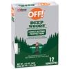 SC Johnson® OFF!® Deep Woods® Insect Repellent Towelettes SC Johnson® OFF!® Deep Woods® Insect Repellent Towelettes