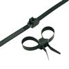 ACT Dual Loop Cable Ties, 13", UV Black, 50/Pkg (AL-13-150-DL-IT-30-L) ACT Dual Loop Cable Ties, 13", UV Black, 50/Pkg (AL-13-150-DL-IT-30-L)